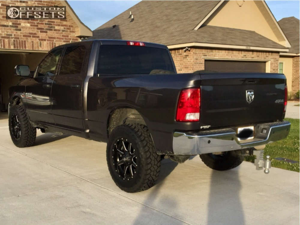 2016 Ram 2500 with 20x9 20 Fuel Maverick and 295/65R20 General Grabber ...