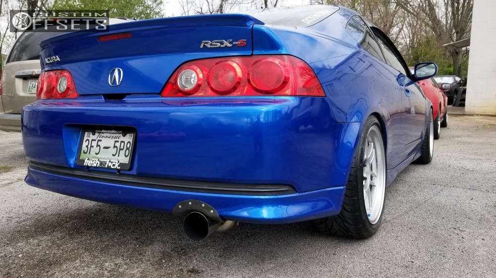 2005 Acura RSX with 17x9 35 Enkei RPF1 and 235/40R17 Federal 595 RS-R and  Coilovers | Custom Offsets