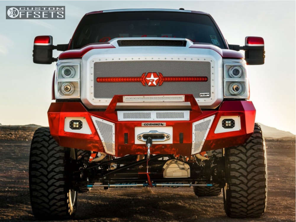 2015 Ford F-250 Super Duty with 24x14 -76 RBP Blade and 40/15.5R24 RBP ...
