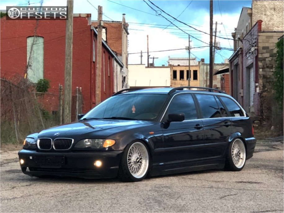 2002 BMW 325i with 17x8.5 20 BBS RS and 205/40R17 Nankang NS-20 and ...