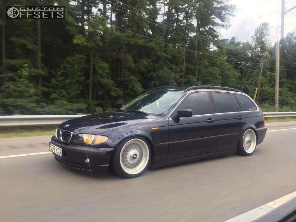 2002 BMW 325i with 17x8.5 20 BBS RS and 205/40R17 Nankang NS-20 and ...