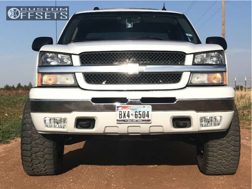 2005 Chevrolet Silverado 1500 with 20x12 -51 Vision Rage and 305/55R20 ...