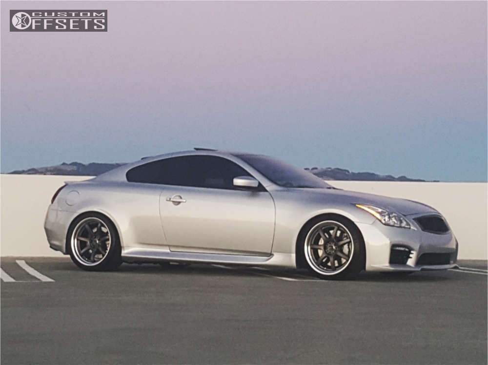 2008 Infiniti G37 Flush Coilovers Custom Offsets