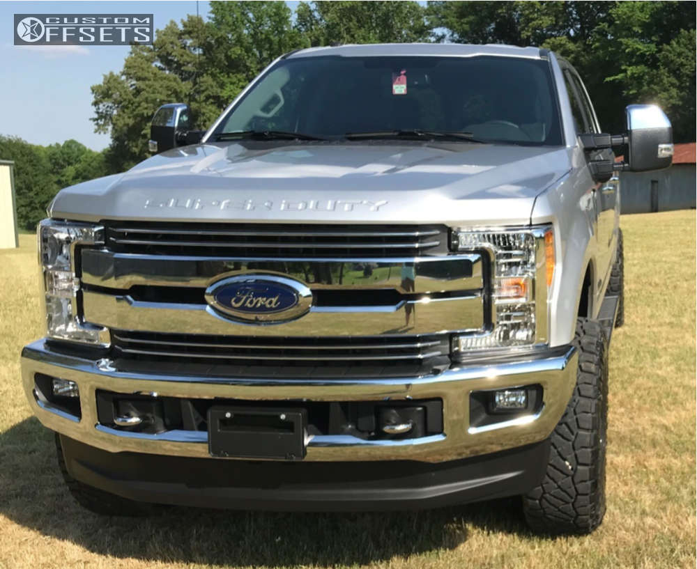 2017 Ford F-250 Super Duty with 20x9 1 Fuel Sledge and 295/65R20 Nitto ...