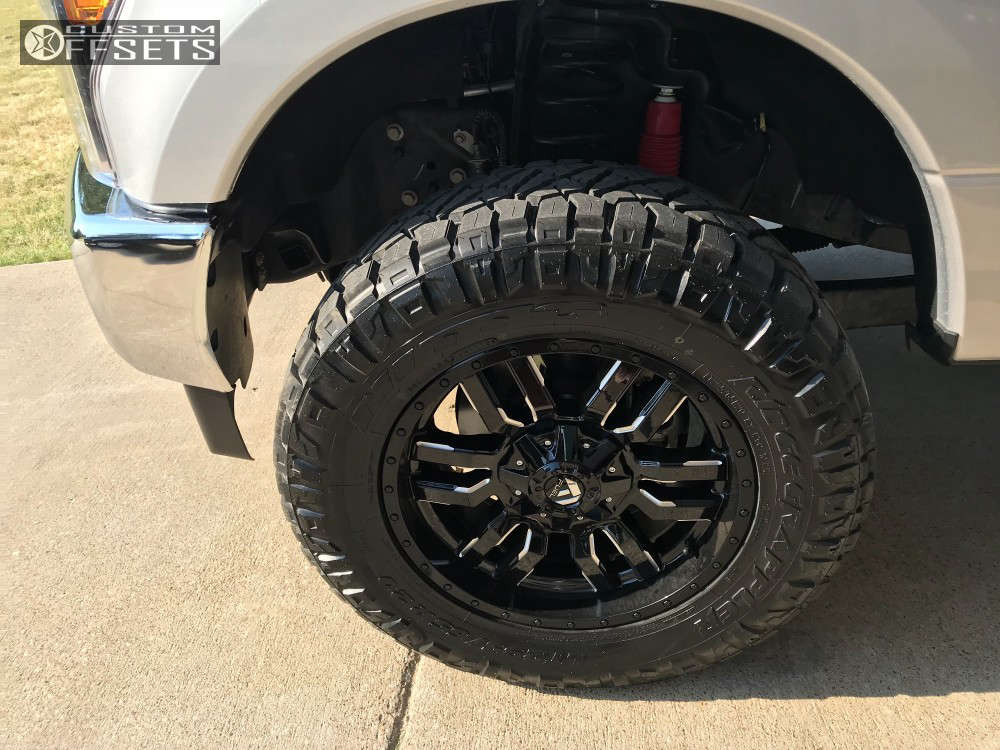 2017 Ford F-250 Super Duty with 20x9 1 Fuel Sledge and 295/65R20 Nitto ...