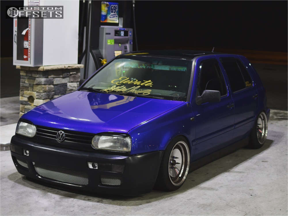 1998 Volkswagen Golf with 16x8.5 15 Schmidt TH Lines and 205/40R16