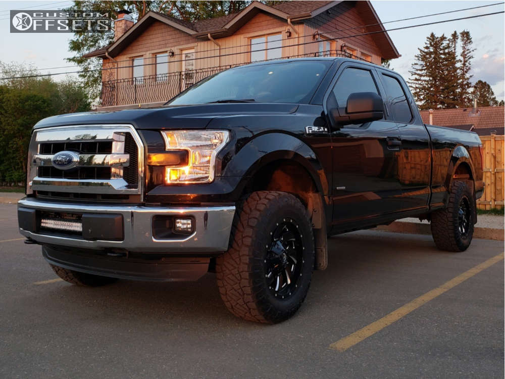 2016 Ford F-150 with 18x9 20 Fuel Cleaver and 285/65R18 Nitto Ridge ...