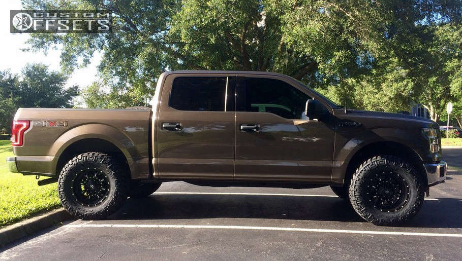 2016 Ford F150 with 18x9 12 Fuel Krank and 295/70R18 Nitto Trail