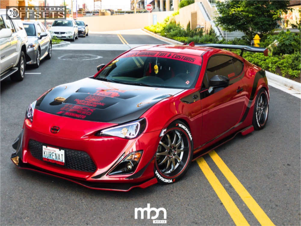 2015 Scion FR-S with 18x8 27 JNC Jnc019 and 225/40R18 Yokohama
