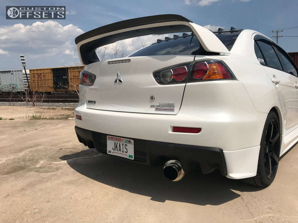 えみりんぐ 08-15 MITSUBISHI LANCER EVOLUTION X GSR OEM ENKEI WHEEL RIM