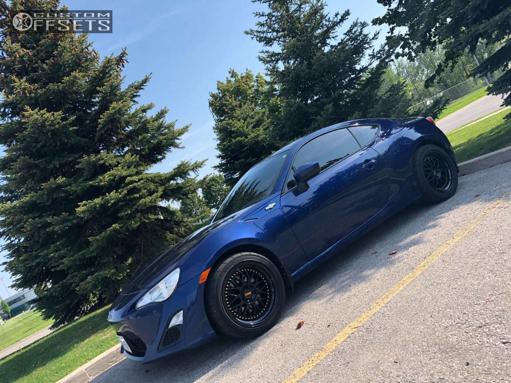 2014 Scion FR-S with 17x8.5 30 ESR Sr01 and 225/45R17