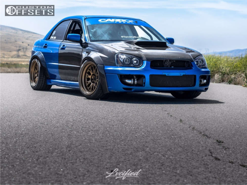 2004 Subaru WRX with 18x11 30 Rota Mxr and 295/30R18