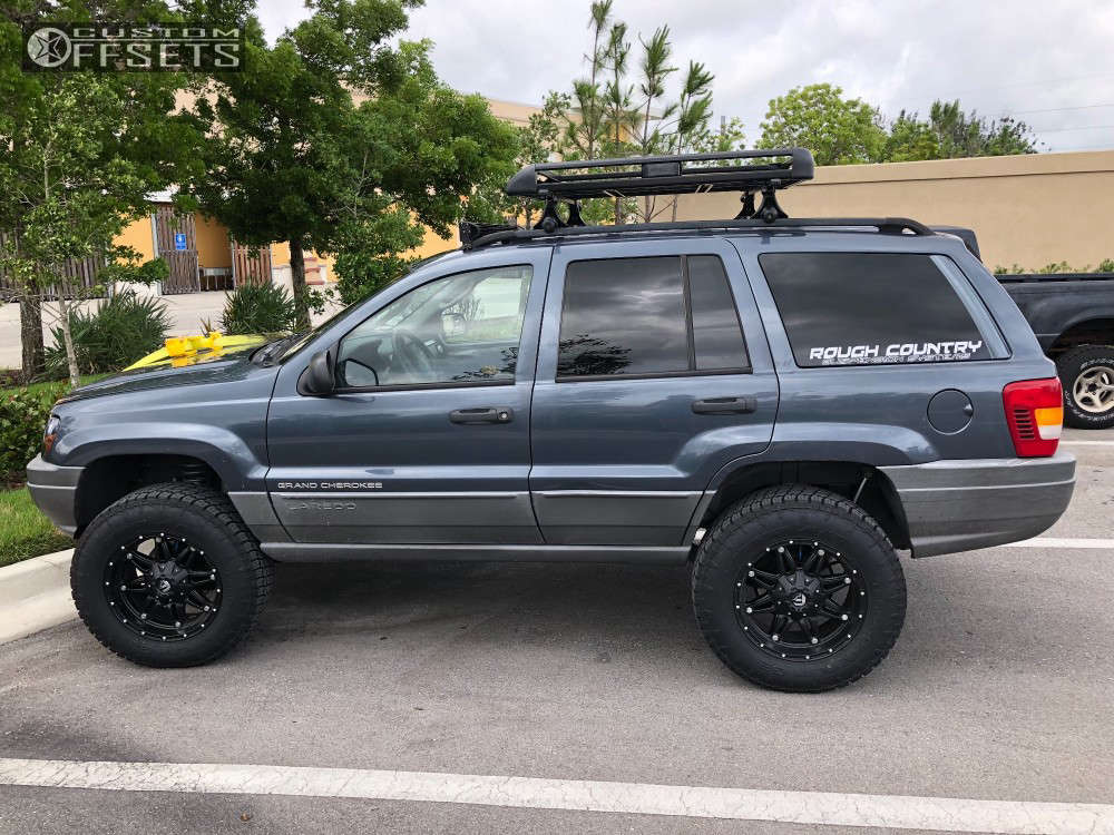 2002 Jeep Grand Cherokee with 18x9 12 Fuel Hostage D531 and 275/65R18 Nitto Terra Grappler G2