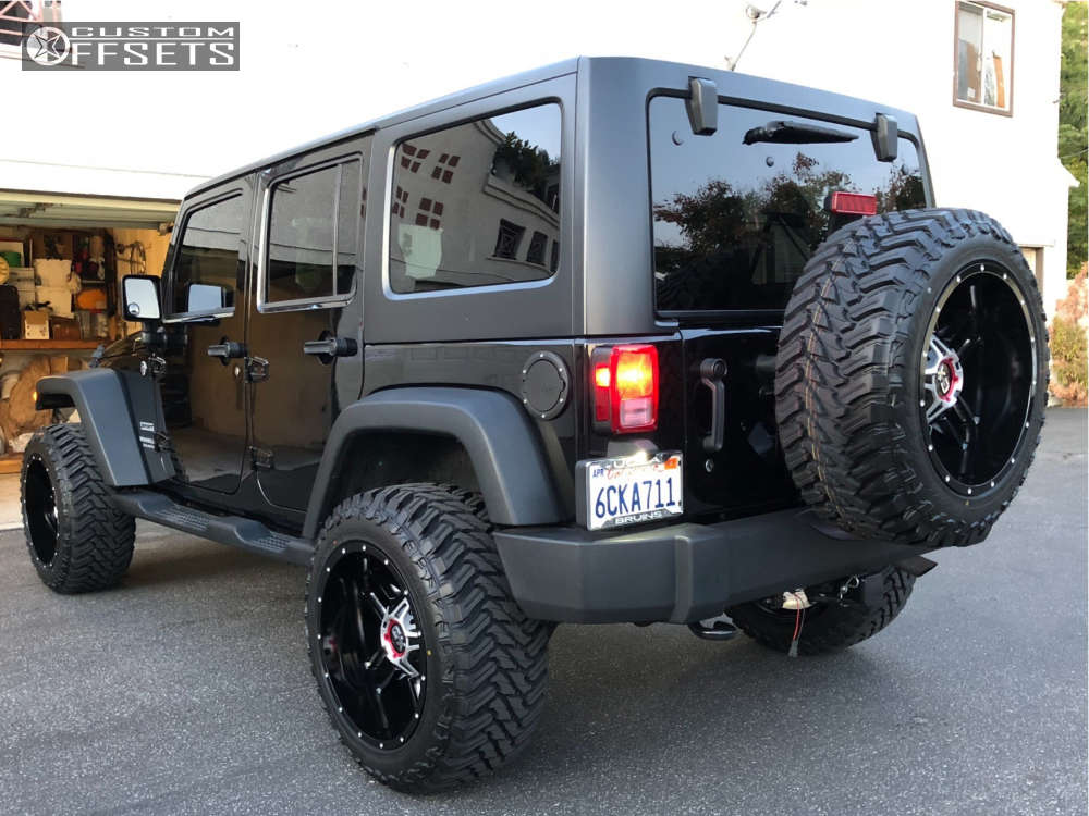 2013 Jeep Wrangler JK with 20x12 -44 XD Xd839 and 33/12.5R20