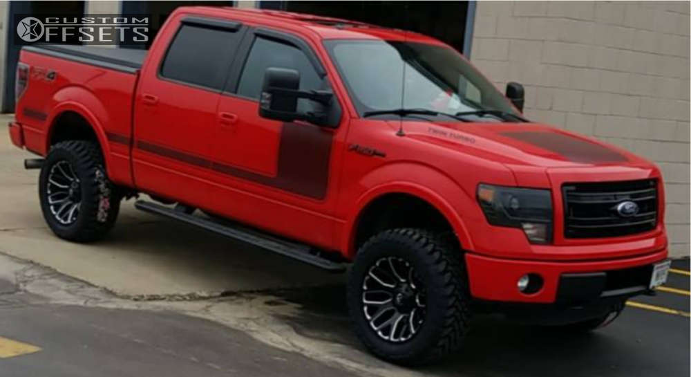 2013 Ford F150 with 20x10 18 Fuel Warrior and 33/12.5R20 Toyo Tires