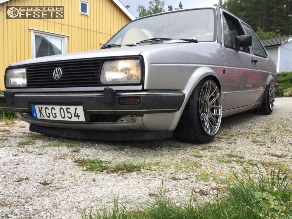 1984 Volkswagen Jetta with 15x8 20 XXR 530 and 165/50R15