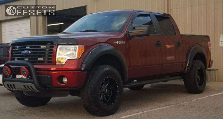 2014 Ford F-150 with 18x10 -24 Moto Metal Mo970 and 285/75R18 Nitto ...