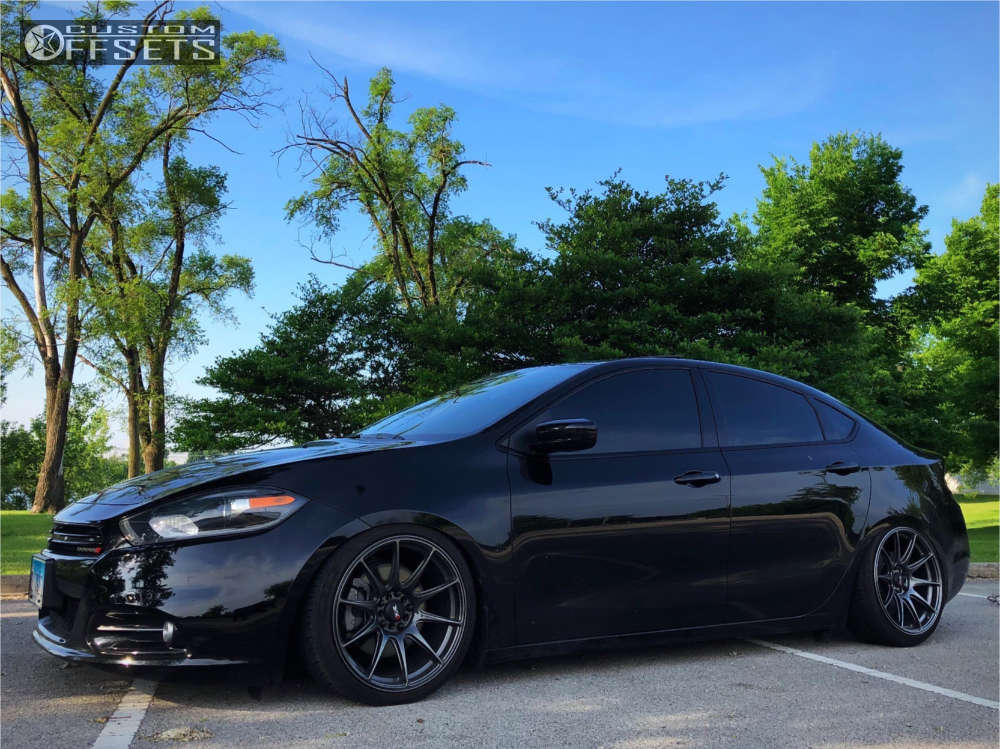 2015 Dodge Dart with 18x8.75 35 XXR 527 and 215/40R18 Advanta Hp
