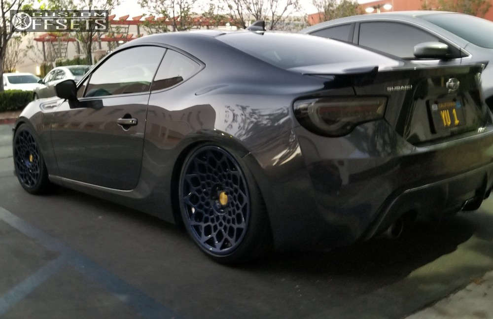 2016 Subaru BRZ Wheel Offset Tucked Air Suspension 412371 Custom