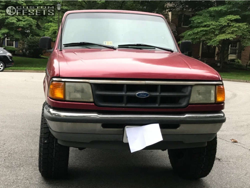 1993 Ford Ranger with 17x9 -12 Fuel Assault and 285/75R17 Falken ...