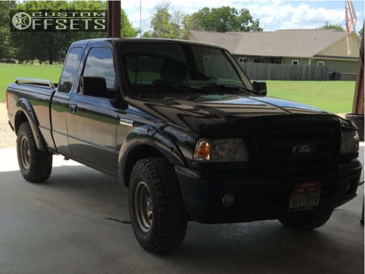 2011 Ford Ranger with 15x7 -6 American Racing Baja and 31/10.5R15 ...