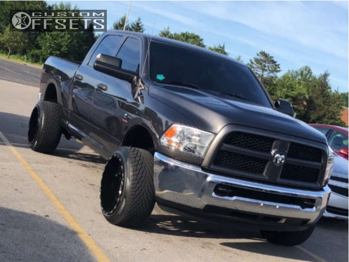 2014 Ram 2500 with 22x14 -76 Dropstars 645v and 305/45R22 Toyo Tires ...