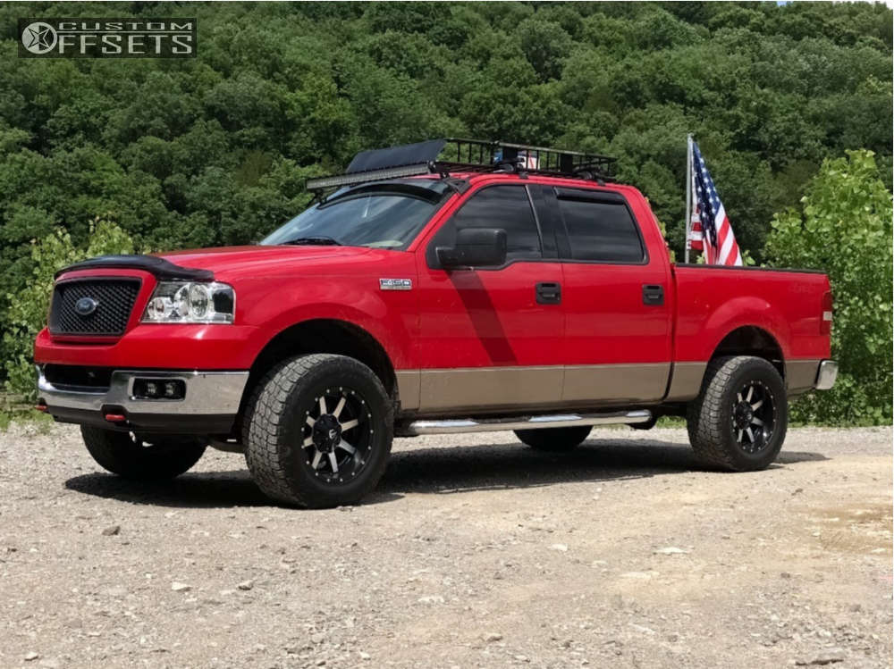 2005 Ford F-150 with 18x9 -12 Fuel Maverick D537 and 305/60R18 Nitto ...