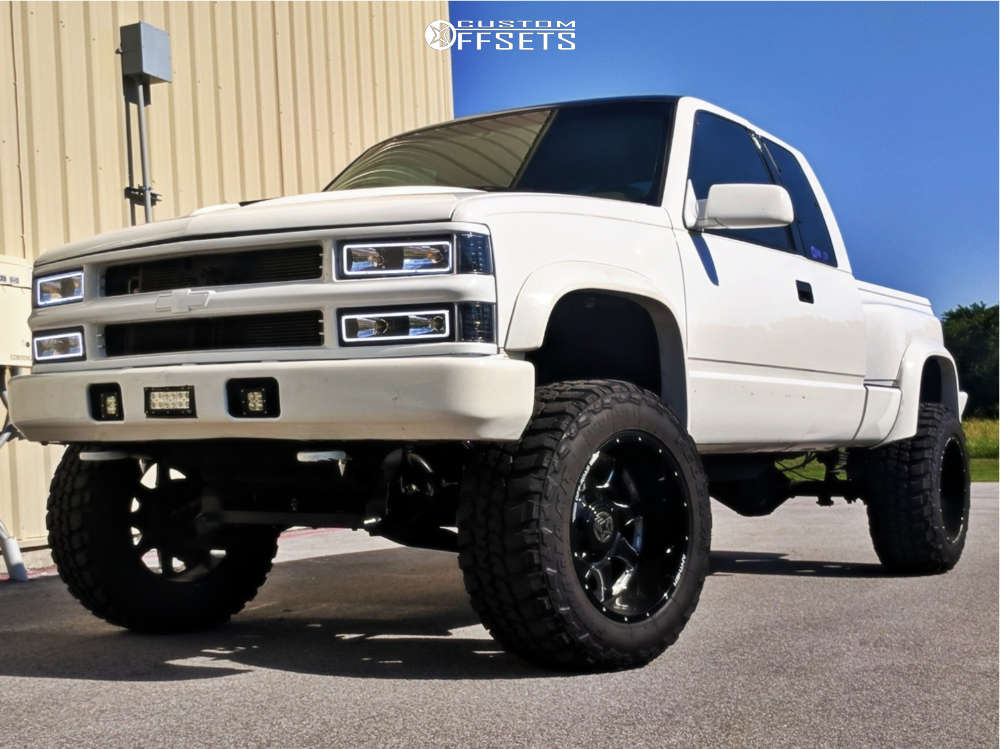 1997 Chevrolet K1500 with 20x12 -44 Anthem Off-Road Commander and