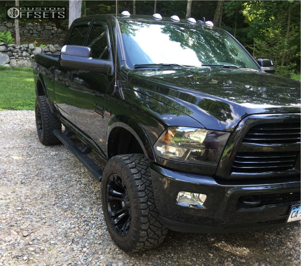 2017 Dodge Ram 2500 with 20x10 -18 Fuel Vapor and 295/60R20 Nitto Ridge ...