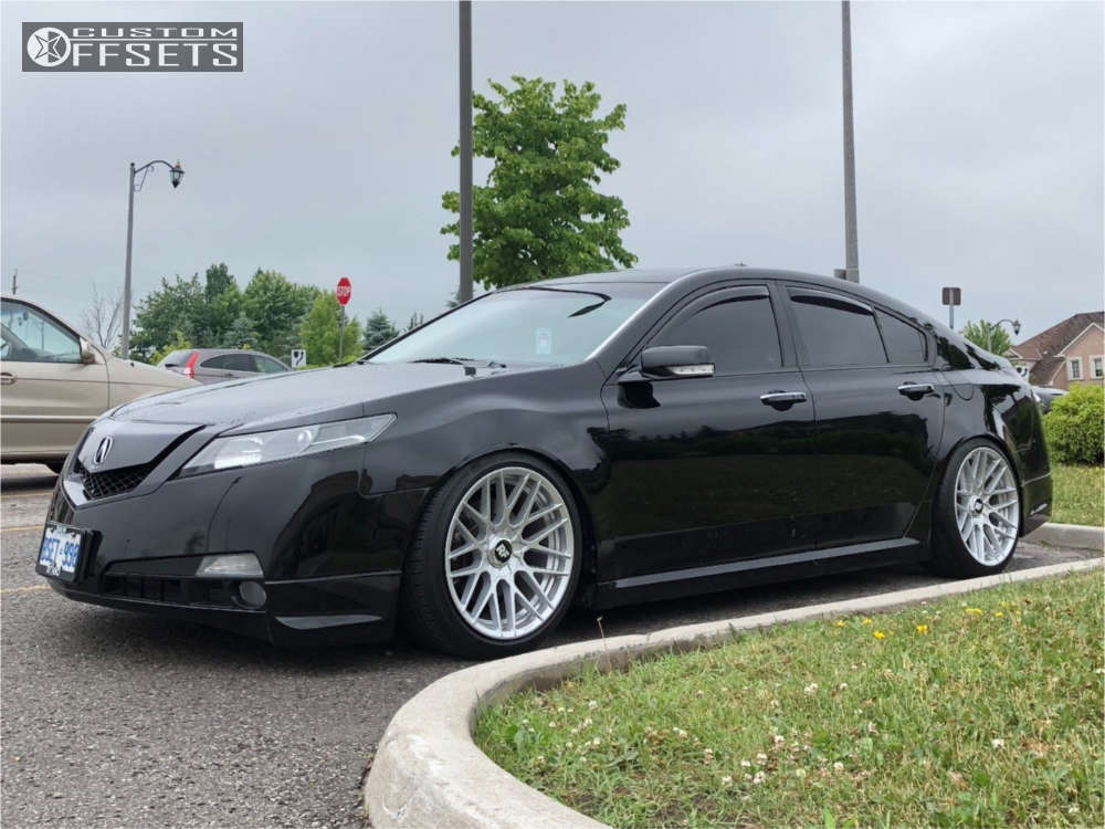 2009 Acura TL with 19x10 25 Rotiform Rse and 245/40R19 Michelin Primacy