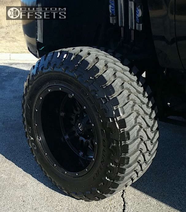 2009 Chevrolet Silverado 2500 HD with 22x14 76 Fuel Hostage and 40/15