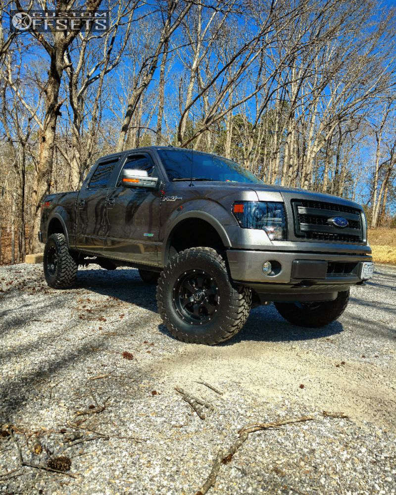 f150 6 inch lift on 2014 Ford F 150 Wheel Offset Slightly Aggressive Suspension Lift 6 42193 Custom Offsets