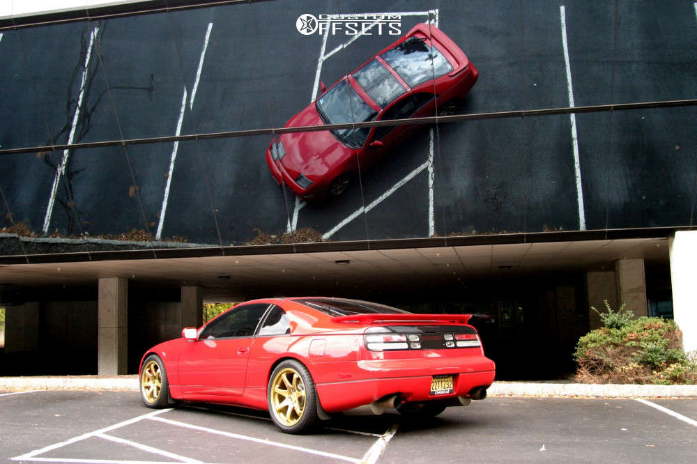 1995 Nissan 300ZX with 17x8.25 22 XXR 551 and 245/40R17 Falken