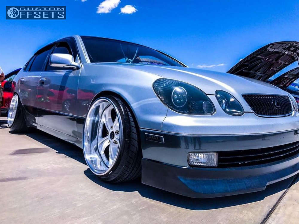 2004 Lexus GS300 with 19x11 5 Weds Cerberus 2 and 235/35R19