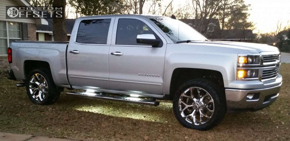 2015 Chevrolet Silverado 1500 with 22x9 27 OE Performance 150 and 305 ...