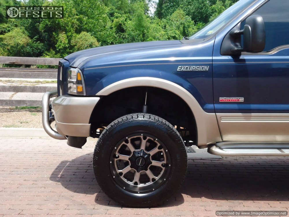 2003 Ford Excursion with 20x10 -24 XD Buck and 295/60R20 Mickey ...