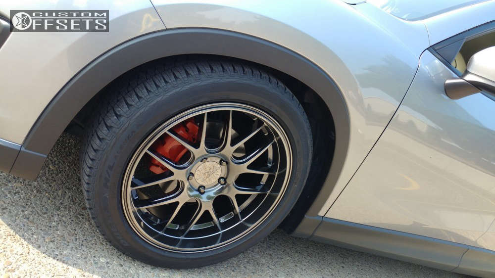 2014 Mazda CX5 with 19x9 35 XXR 530d and 235/50R19 Bridgestone Dueler H/l Alenza Plus and