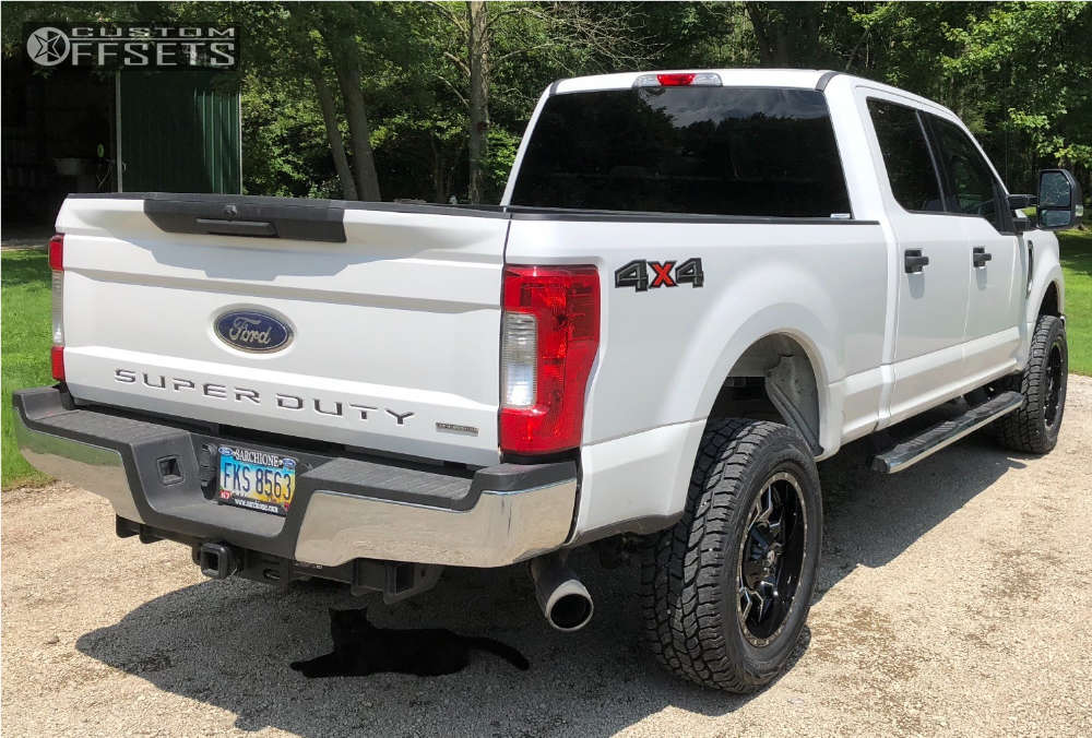 2017 Ford F-250 Super Duty with 20x9 1 Fuel Vandal and 275/60R20 Cooper ...