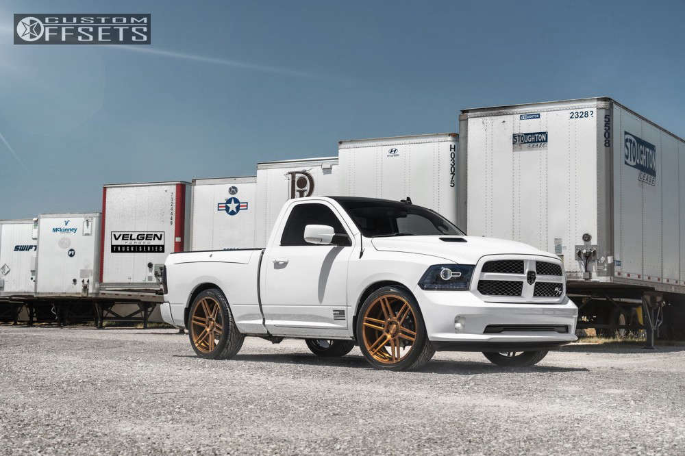 2016 Ram 1500 with 24x10 30 Velgen Vft6 and 305/35R24 Toyo Tires Proxes ...