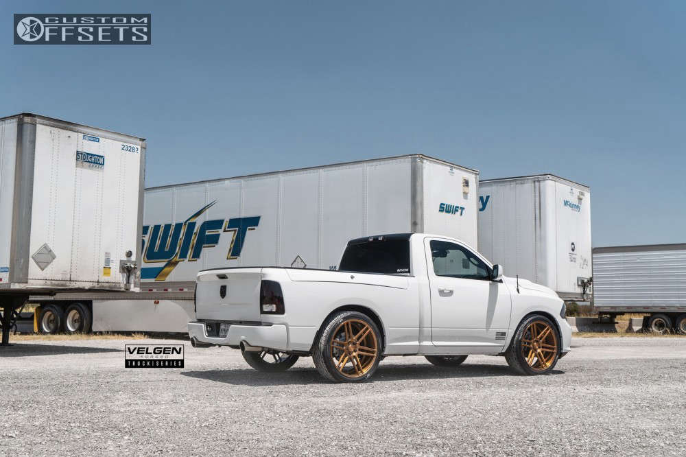2016 Ram 1500 with 24x10 30 Velgen Vft6 and 305/35R24 Toyo Tires Proxes ...