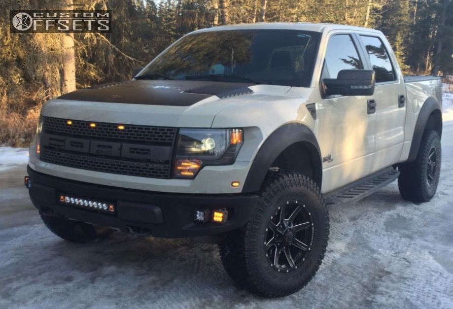 2013 Ford Raptor with 18x9 0 Ballistic Razorback and 35/12.5R18 Atturo ...