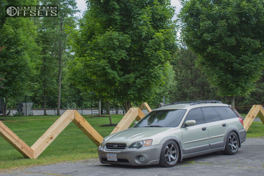 2005 Subaru Outback with 18x9.5 10 Rota Grid and 235/40R18 BFGoodrich G ...