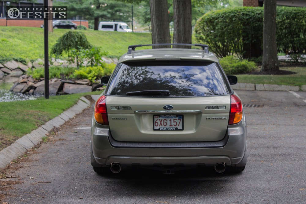 2005 Subaru Outback with 18x9.5 10 Rota Grid and 235/40R18 BFGoodrich G ...