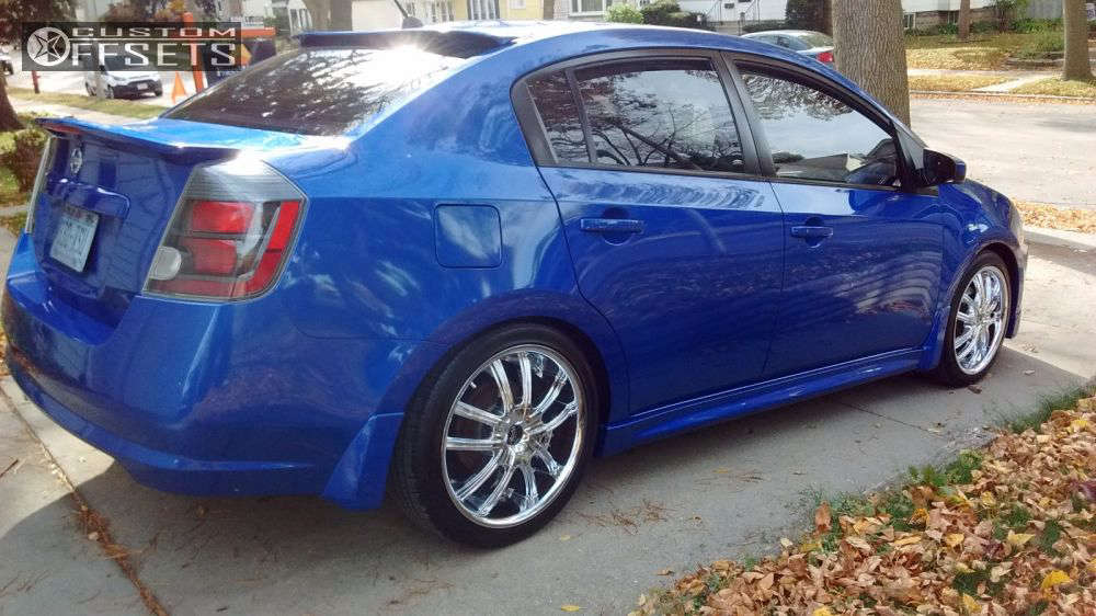 2012 Nissan Sentra with 18x7.5 40 2Crave N24 and 225/40R18 Nexen N5000 ...