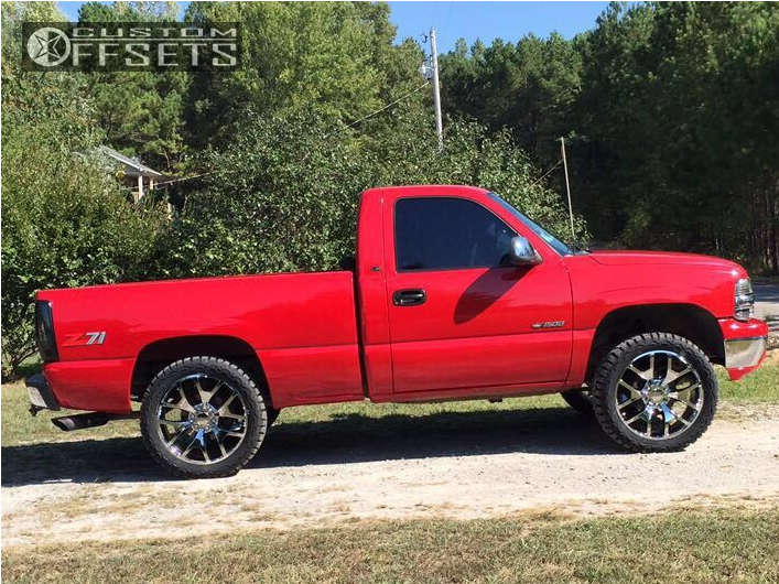 99 Inch Rims 1999 Chevrolet Silverado 1500 with 22x9 28 OE Performance 169 and 33/12 ...