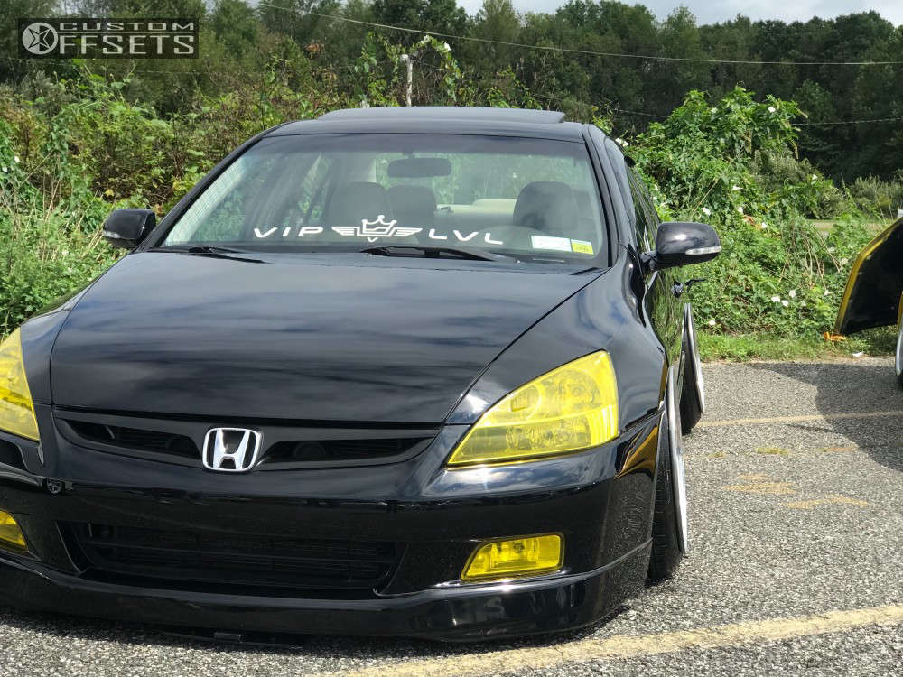 2004 Honda Accord with 18x10 9 BBS Rs and 215/40R18 Nankang NS-20 and ...