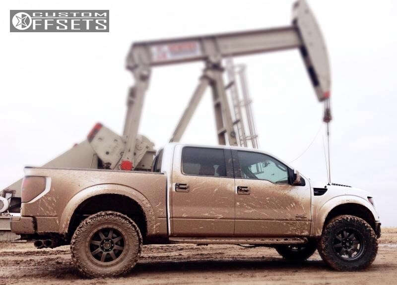 2013 Ford Raptor with 20x9 1 Fuel Trophy and 35/12.5R20 Nitto Trail