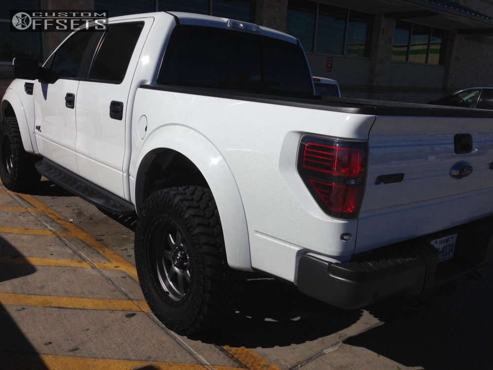 2013 Ford Raptor with 20x9 1 Fuel Trophy and 35/12.5R20 Nitto Trail