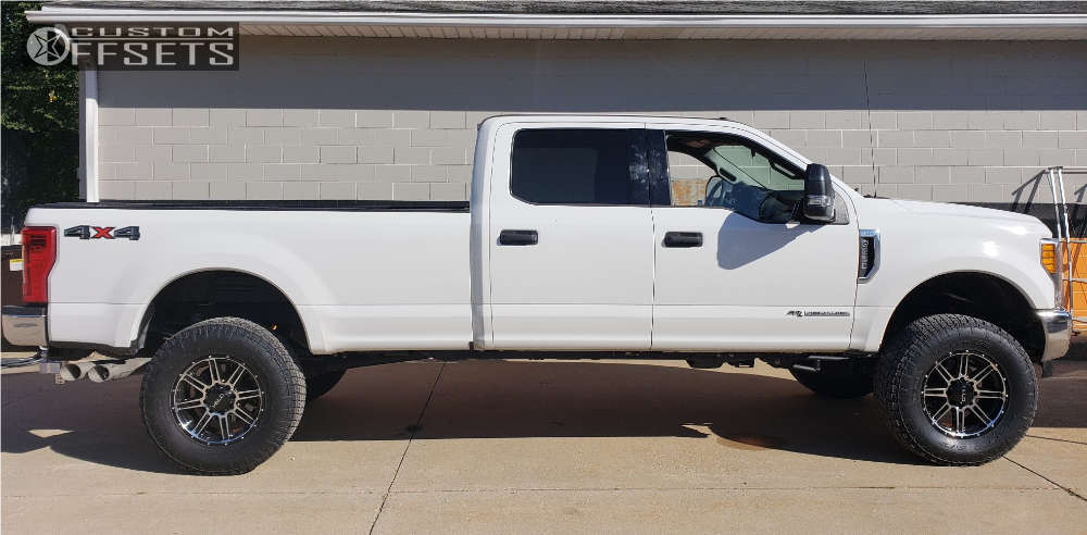2017 Ford F-250 Super Duty with 20x9 18 Helo He900 and 37/12.5R20 Nitto ...