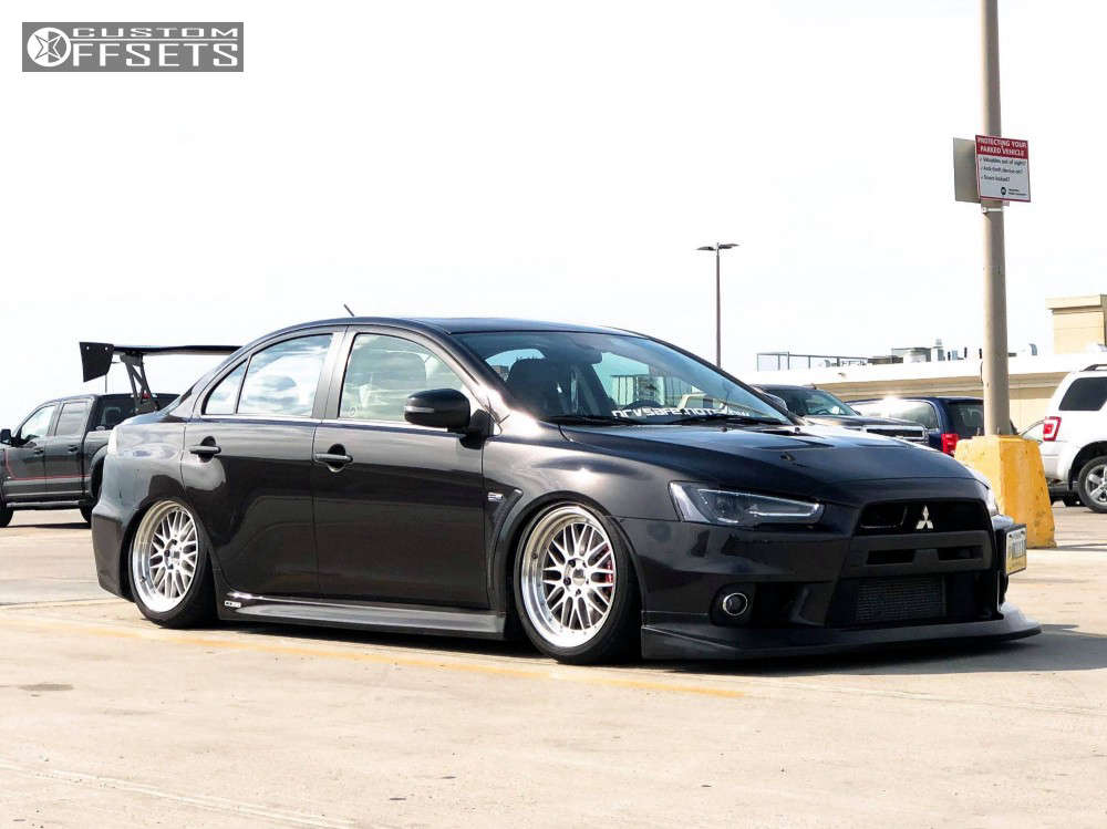 2015 Mitsubishi Lancer Wheel Offset Tucked Air Suspension 471209